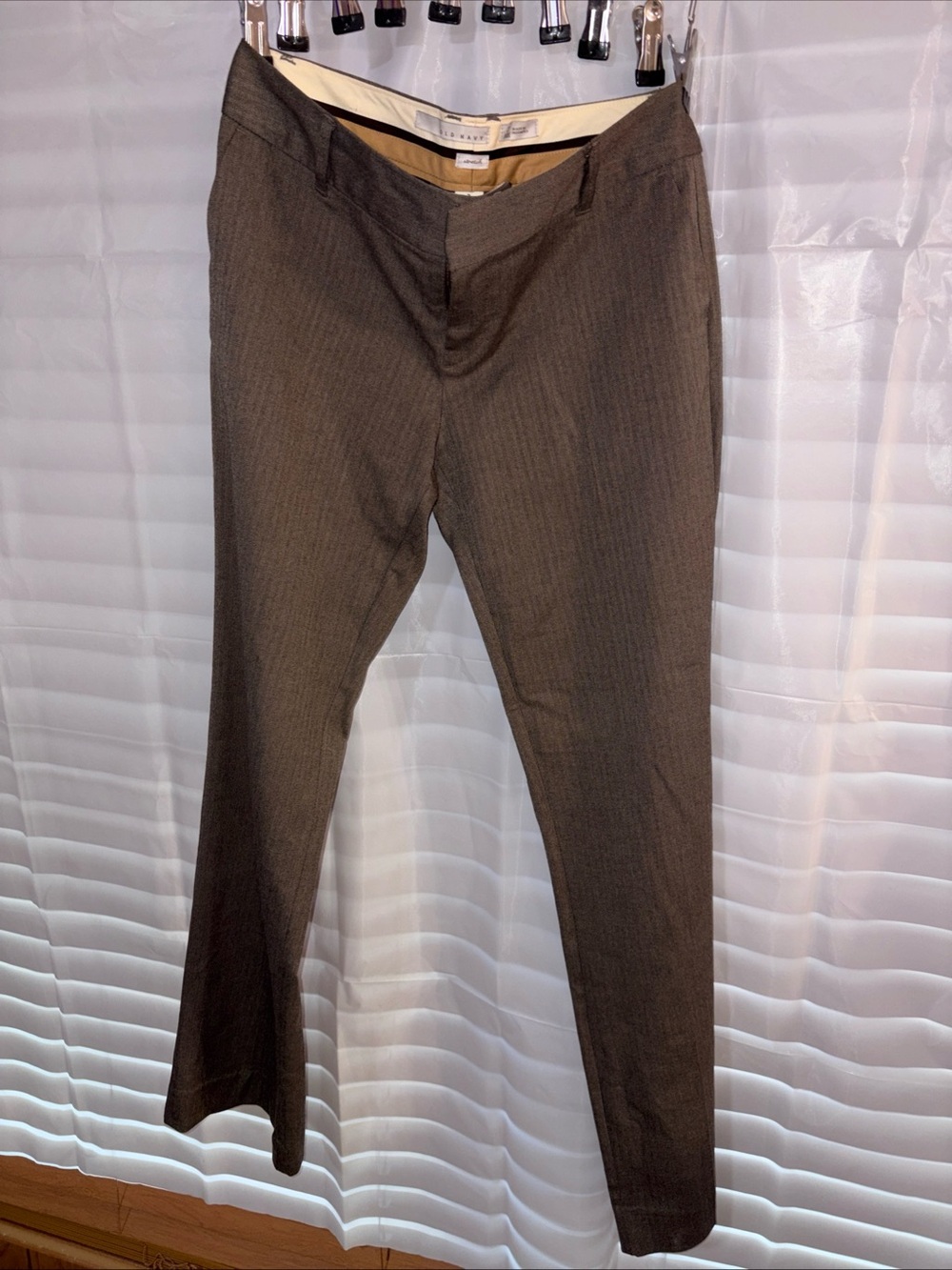 Old Navy Women's Straight Leg Dress Pants in Brown